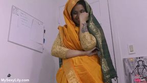 Big Boobs Indian Stepmom With Her Stepson Dirty Talking And Sex