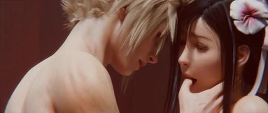 Tifa Lockhart & Cloud Have a Changing Booth Escapade