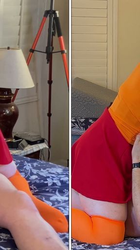 Granny Carmen's Velma Dinkley: Cock Sucking, 2 Position Fucking Creampied Sleuth Shut 63025CAMS1245M   Clip 1