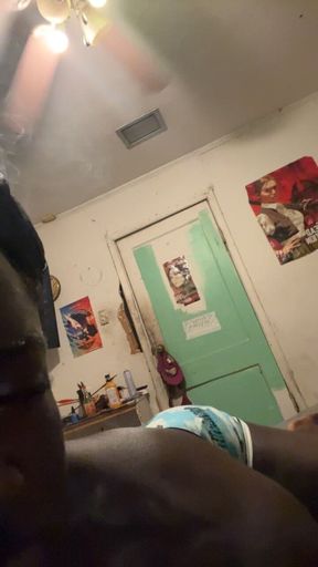 Shaking My Ass While I smoke My BLK