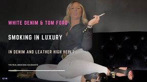 White Denim & Tom Ford: Smoking in Luxury