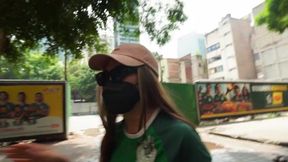 Amateur INFLUENCER with FAN FOR MONEY in the BOX vs MEXICO!! Cumming Inside Her Vagina at the World Cup!!