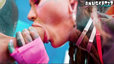 Alt Dreadhead Slut Takes Hard BWC Anal - Gaping, ATM