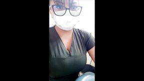 The Dental Doctor Decides to Become an Adult Content Creator and Shows Her Slutty Butt