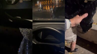 Vera puttana scopata per strada tra i monumenti di Roma