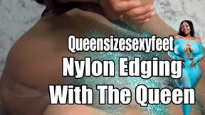 Nylon Edging With The Queen