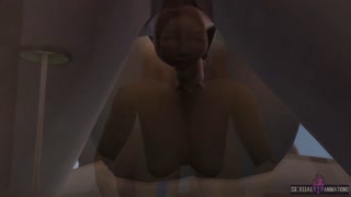 Wedding Couple Have Romantic Sex for Anniversary - Sexual Hot Animations