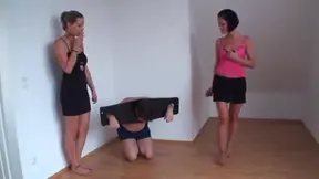 Dominant Turkish Beauty Enjoys Humiliating Her Submissive Slaves Fully