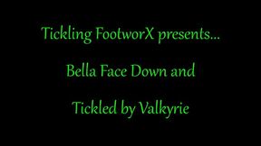 Bella Face Down and Tickled by Valkyrie
