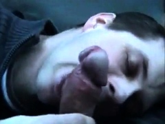 I cum in twinks mouth in car
