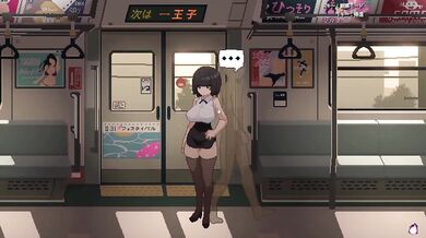 45番電車 creampie big tits japanese hentai animation