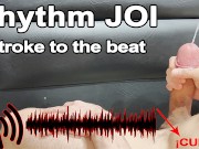 Rhythm JOI: ASMR Stroke to the beat - Jerk Off Instructions (4K-60FPS)