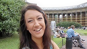 Nasty blowjob in a public place
