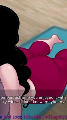 BESTFRIENDS STEP-MOM WAS SURPRISED! I FUCKED HER WHILE DOING YOGA.   Clip 1