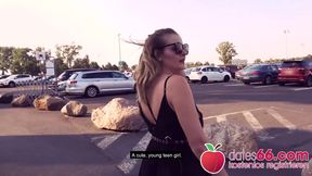 Big natural tits Candy Alexa fucked at Berlin airport