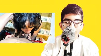 Giving Blowjob to My Stepbrother when no one at home. Reaction Video.