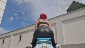 TATRA Truck Ass Ride – Leather Goddess Bouncing Hard