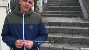 CZECH HUNTER 512 - Amateur Bareback POV In Tight Twink Shaved Ass