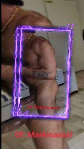 Muscular big dick guy making Of