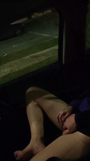 Dogging my wife in public car parking stranger masturbates her pussy until she squirts - Caught by voyeur P1&hellip;   Clip 1