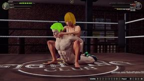Joe Curr VS Lycy (Naked Fighter 3D)