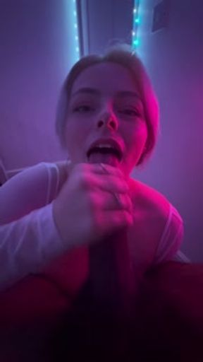 POV - Cum all over my mouth and tits Teaser