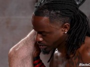 Bryson Belair gets his butt destroyed by Fame's jet black cock