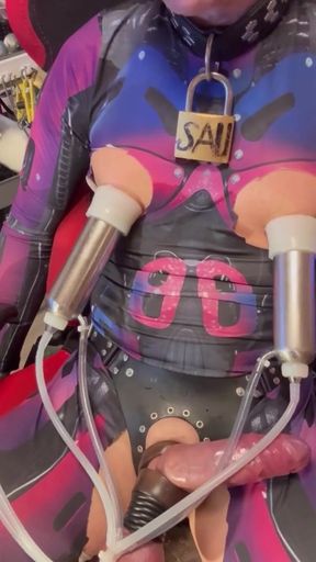 Epic moment from &quot;Extreme Nipple Pumping Tit Milking Pig&quot;