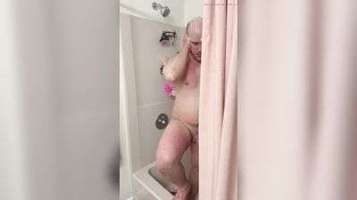 More chubby shower fun