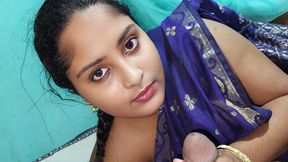 Blue saree big ass beautiful mature deshi boudi hard fuck with her devor in bedroom in empty House