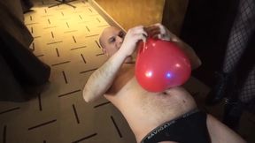 Trampling femdom chick punishing her slave