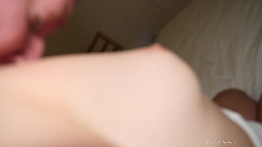 Intense sextape with cute blonde on vacation