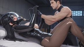 Extreme Latex Breath Control - Gas Mask Denial & Multiple Orgasms in Rubber Suit