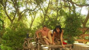 lezley zen is a big tit brunette that gets covered in jizz