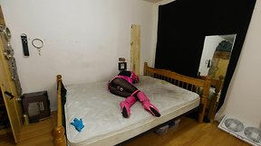 Bound Crossdresser Maid: Shemale BDSM and Chastity Fun!