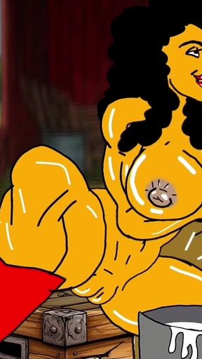 Redneck's Slutty Wife. Cartoon