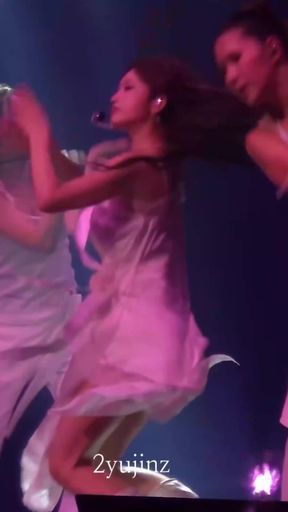 Sexy dancer shows off thick legs and ass