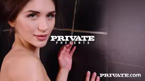 Wild anal threesome for horny teen brunette