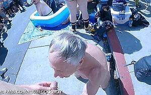 daddy loves drinking boy piss and getting fucked bb in public. folsom street fair