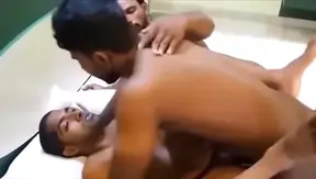 Indian Men Enjoy Intense Gay Threesome With Double Penetration Fun