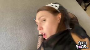 COVERED ON CUM a Slut Nun Loves to Fuck