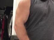 Huge Dick Hot Bodybuilder Shows Off Giant Hard Cock OnlyfansBeefBeast Hairy Alpha Musclebear Hung