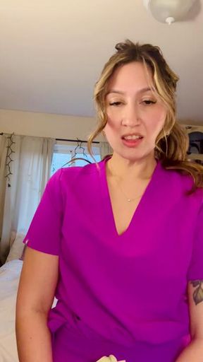 DOM Hygienist is not happy with your oral health so she punishes you!