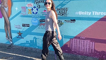 Walking Around Las Vegas in Windbreaker Pants