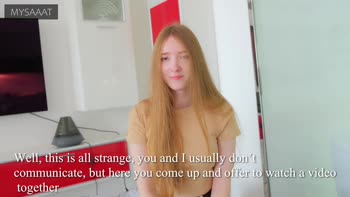 Mysaaat's Stepsister Seduction: Truth or Dare Leads to Cum on Pussy