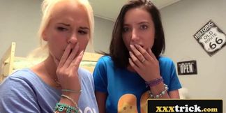 2 Hot Euro Girls Have 3some With Hostel Landlord - Lola Bulgari, Rossella Visconti porn