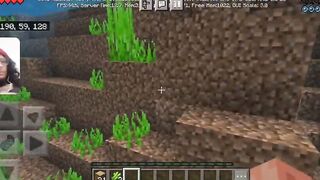 Minecraft Gameplay / i pass away inside the game and have to find my items // WITH FACECAM