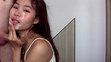 Sloppy Deepthroat with Facial - Yumi