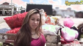 MAMACITAZ - #Ana Ramirez #Pedro Nel - Bombshell Gigantic Breasts Latina Is In For A Hot Ride On A Sunny