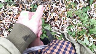 Jummy Wank Off In The Forest Compilation /Risky /Handsome /Big Fountains / Ample Wiry Penis / Insatiable